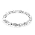 Weißer Zirkonia Armband ca. 19 cm Nickelfreies Messing 4.00 ct