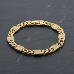 DESIGNER INSPIRIERT - Weißer Zirkonia Armband ca. 19 cm Nickelfreies Messing