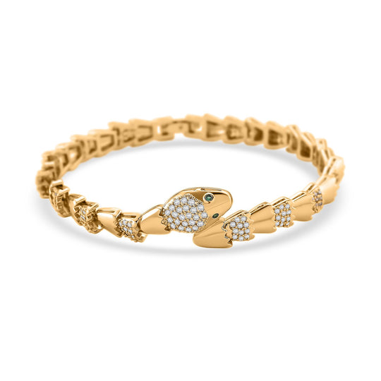 Weißer Zirkonia Armband ca. 19 cm Nickelfreies Messing 2.00 ct