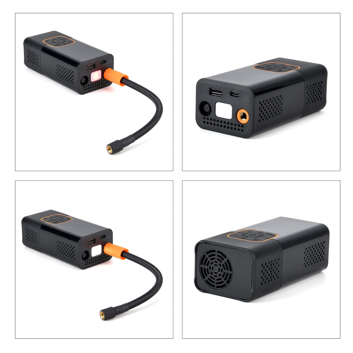 Kabelloser Mini-Luftkompressor 150 PSI, Tragbare Elektrische Luftpumpe 7,4V mit 4000mAh Akku
