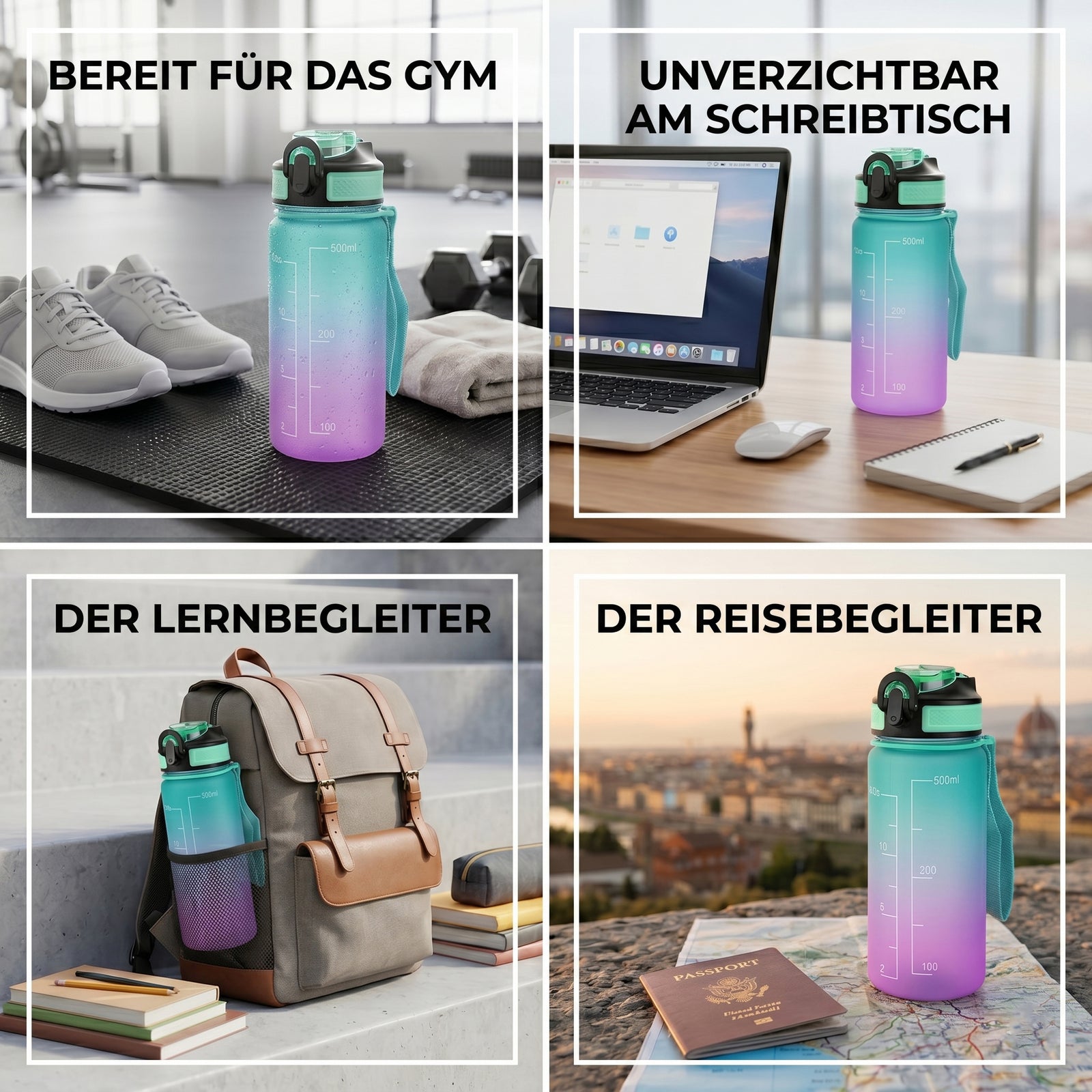 Türkis Lila