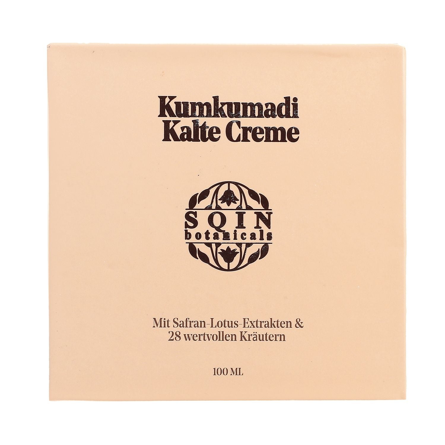 SQIN Botanicals Kumkumadi Kollektion mit Körperöl (100ml), Gesichtsöl (50ml), Cold Cream (100ml), und Nachtgel (100ml)