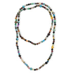 Mehrfarbige Edelsteine Halskette ca. 91 cm ca. 285.00 ct