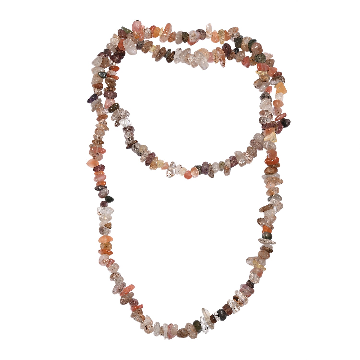 Strahlen Quarz Halskette 76 cm ca. 364.00 ct