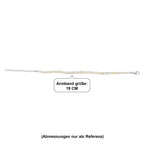 D'Joy Natürlicher, äthiopischer Welo Opal Armband ca. 19 cm + 5 cm Extender, 925 Silber rhodiniert ca. 18,00 ct.