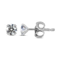 D'Joy Moissanit Ohrringe, 925 Silber rhodiniert - 0,88 ct.