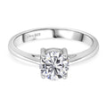 D'Joy Moissanit Ring 925 Silber rhodiniert (Größe 17.00) ca. 1,00 ct