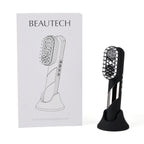 Beautch 4 in 1 Elektrisches Kopfhautmassagegerät mit 1800 mAh Akku, Schwarz Matt