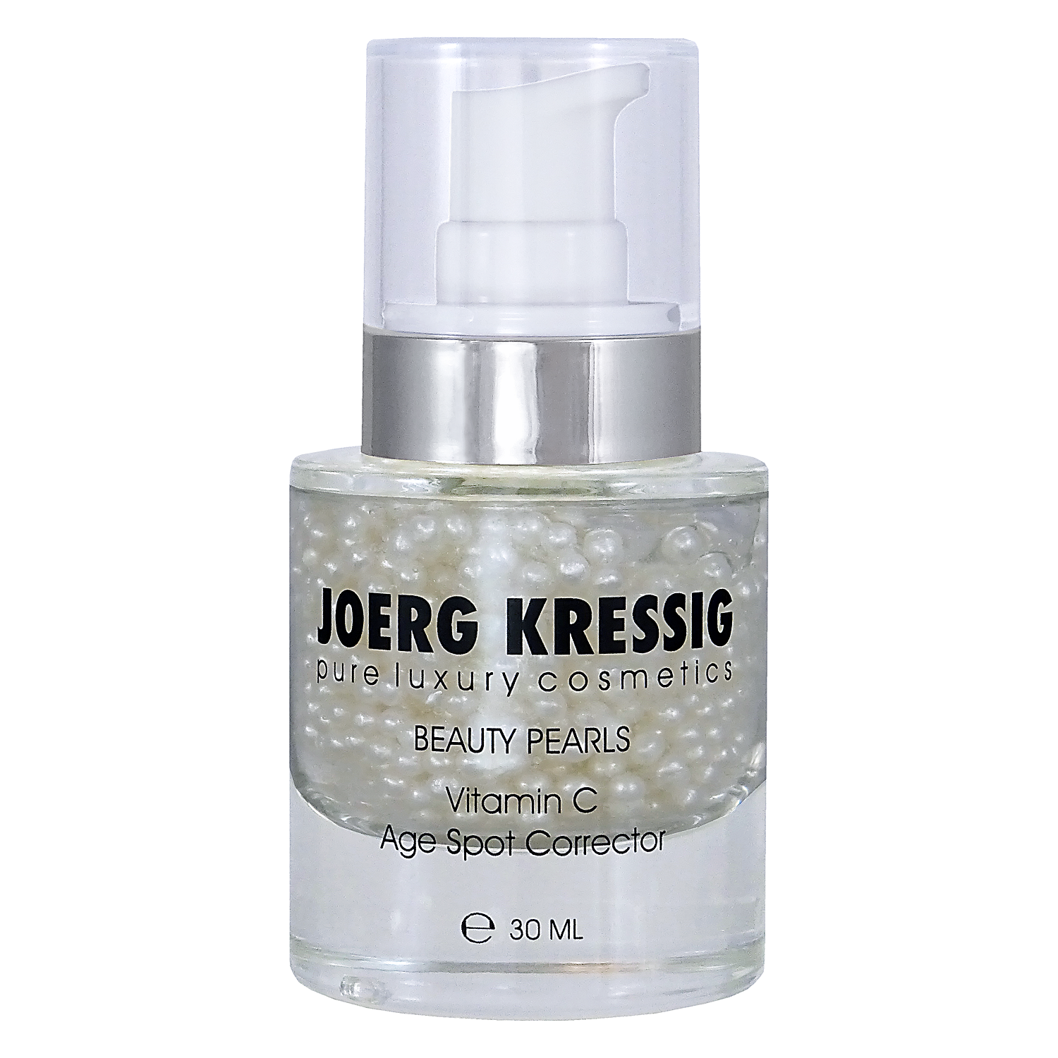 JOERG KRESSIG Beauty Pearls Gesichtsserum, Vitamin-C Age Spot Corrector: Für ebenmässige, klare, strahlende Haut, 30ml