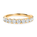 D'Joy Moissanit Ring 925 Silber vergoldet (Größe 17.00) ca. 0,92 ct