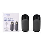 5IN1 Natural Sound + Bluetooth Speaker +Night light +Human sensor and Remote Control Specification 1.Speaker Output: 15W, 66MM 2.Battery: 2400mAh LI-ion Battery, 3.7V 3.Bluetooth:V5.3 4.Led Lights: 9PCS(Warm) Item size: 110X92X250MM Function 1.Bluetooth