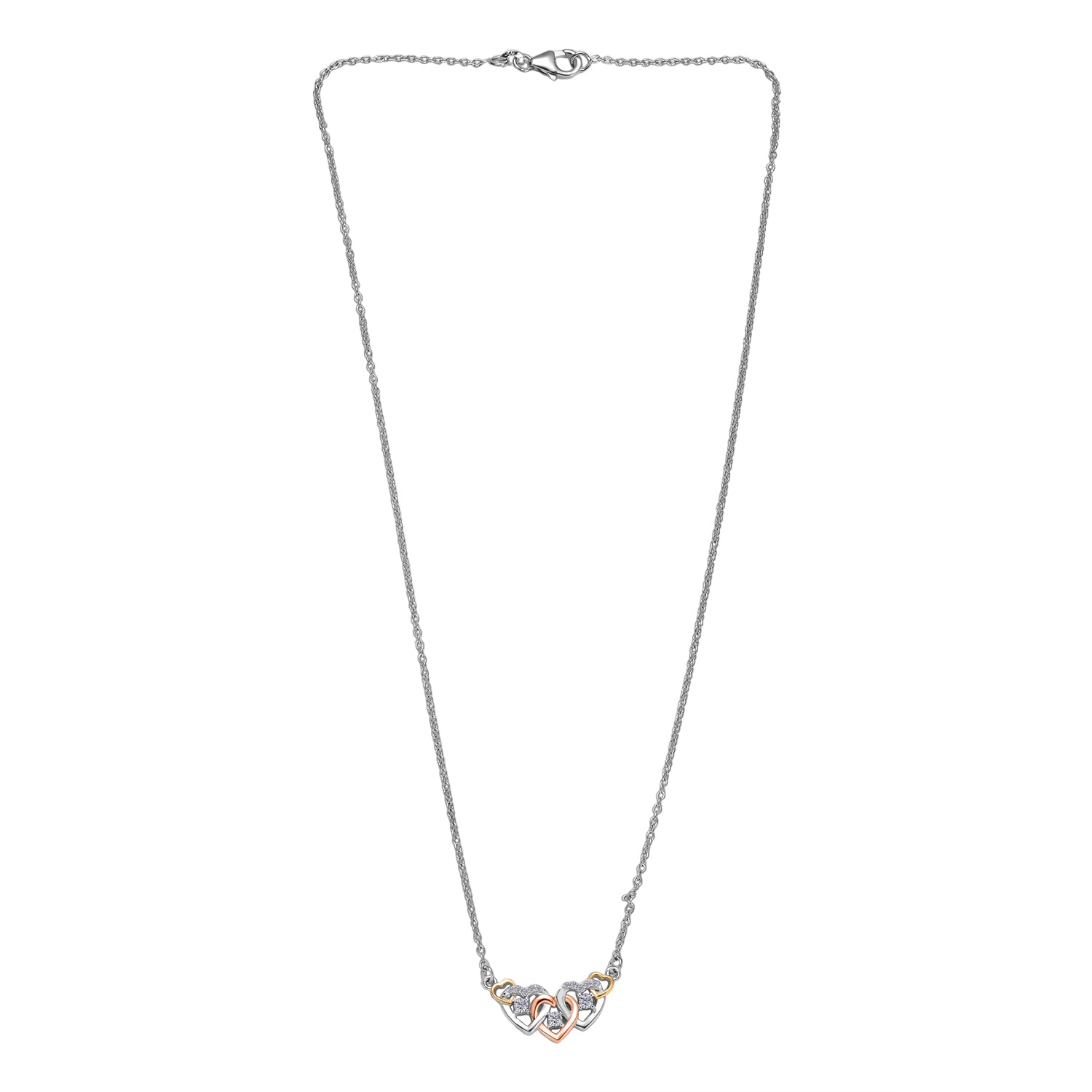 LUXURIANT DIAMOND - Lab Grown Diamant SI-GH Halskette ca. 45 cm 925 Silber ca. 0,25 ct.