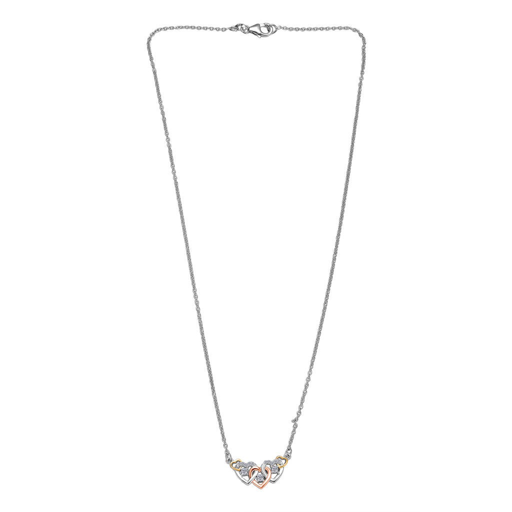 LUXURIANT DIAMOND - Lab Grown Diamant SI-GH Halskette ca. 45 cm 925 Silber ca. 0,25 ct.
