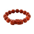 D'Joy Rote Jade Armband Flexibles (ca. 18-19 cm) 925 Silber Vergoldet (10-15 Werktage Lieferzeit) ca. 150.00 ct