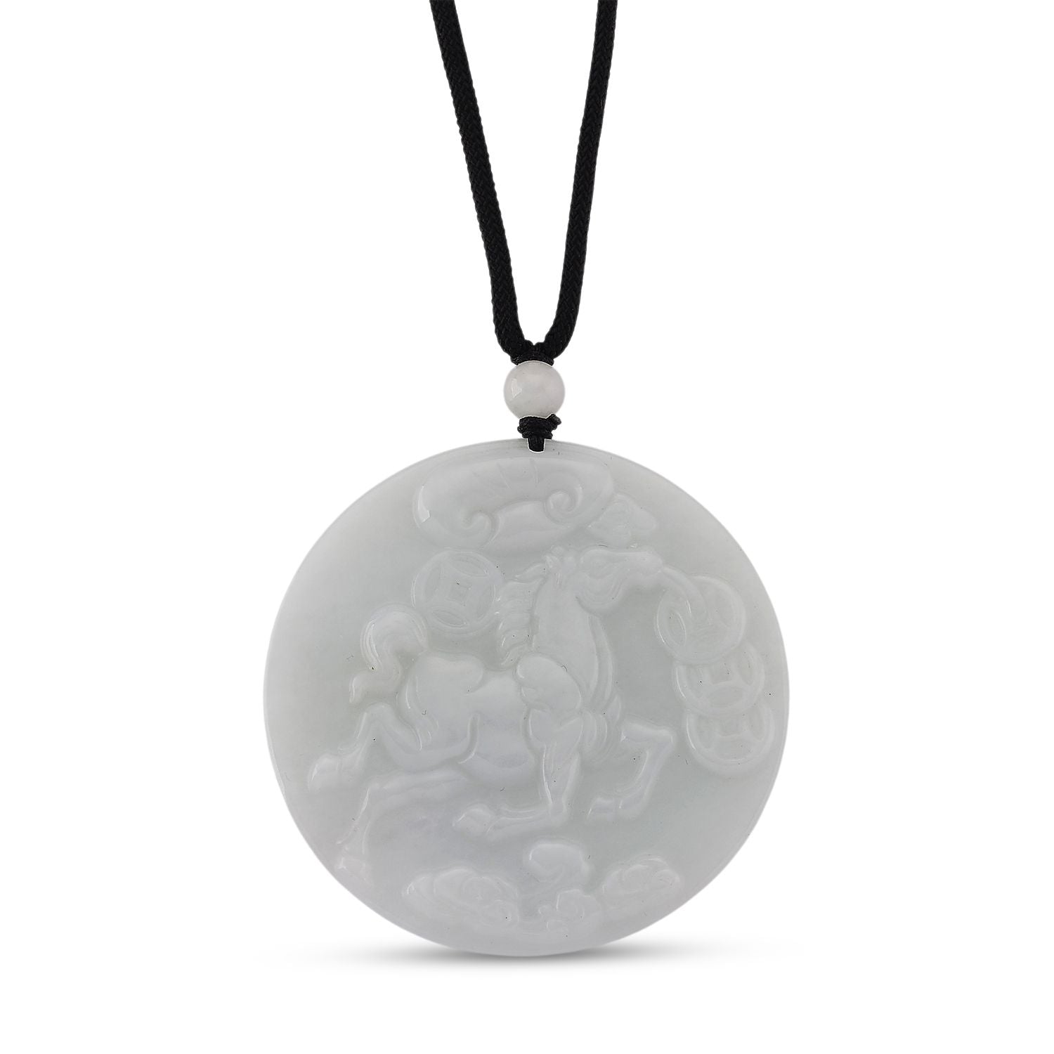 EXTREM SELTEN Natürliche Weiße Jade Halskette Flexibles (ca. 70 cm) ca. 130.00 ct