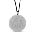 EXTREM SELTEN Natürliche Weiße Jade Halskette Flexibles (ca. 70 cm) ca. 130.00 ct