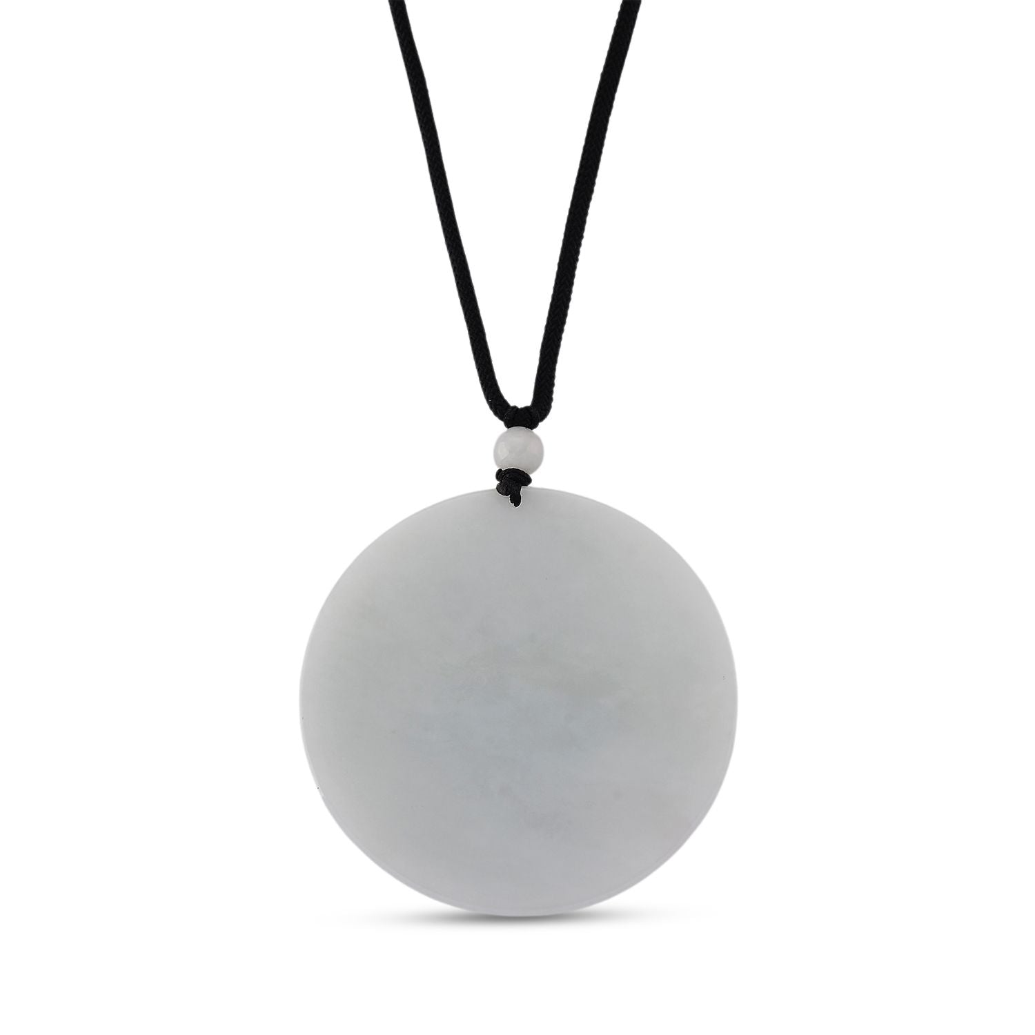 EXTREM SELTEN Natürliche Weiße Jade Halskette Flexibles (ca. 70 cm) ca. 130.00 ct