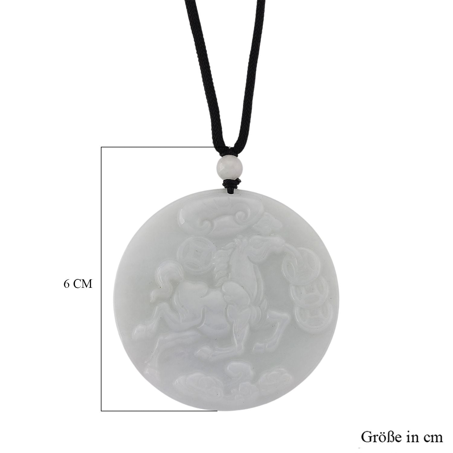 EXTREM SELTEN Natürliche Weiße Jade Halskette Flexibles (ca. 70 cm) ca. 130.00 ct