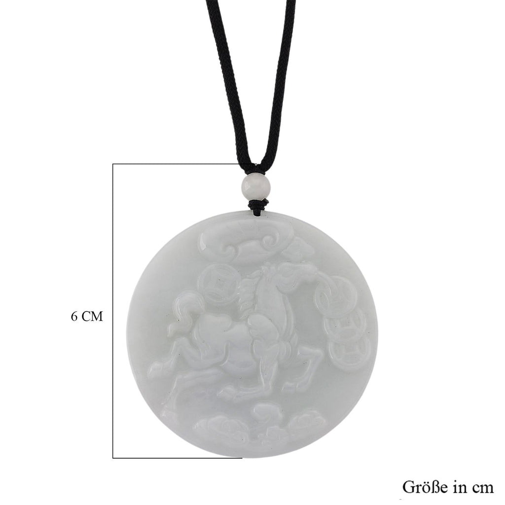 EXTREM SELTEN Natürliche Weiße Jade Halskette Flexibles (ca. 70 cm) ca. 130.00 ct