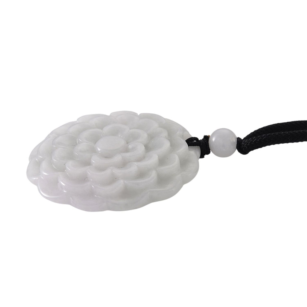 EXTREM SELTEN Natürliche Weiße Jade Halskette, Flexibles (ca. 70 cm) ca. 70.00 ct