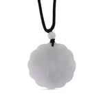 EXTREM SELTEN Natürliche Weiße Jade Halskette, Flexibles (ca. 70 cm) ca. 70.00 ct