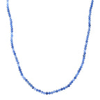 D'Joy Santamaria Aquamarin Halskette ca. 45 cm + 5 cm Extender, 925 Silber rhodiniert ca. 45,00 ct.