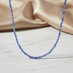 D'Joy Santamaria Aquamarin Halskette ca. 45 cm + 5 cm Extender, 925 Silber rhodiniert ca. 45,00 ct.