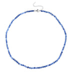D'Joy Santamaria Aquamarin Halskette ca. 45 cm + 5 cm Extender, 925 Silber rhodiniert ca. 45,00 ct.