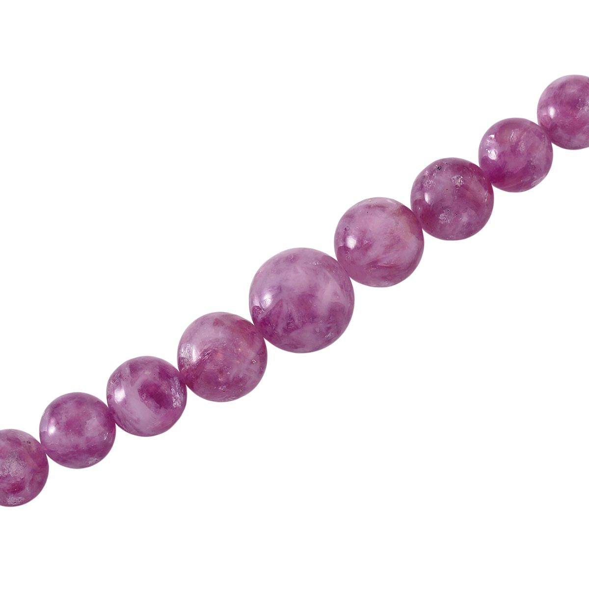 D'Joy Lila Lepidolith Halskette ca. 50 cm 925 Silber rhodiniert ca. 300,00 ct.