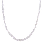 D'Joy AAA Regenbogen Mondstein Halskette ca. 50 cm 925 Silber rhodiniert ca. 140,00 ct.