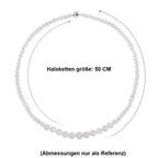 D'Joy AAA Regenbogen Mondstein Halskette ca. 50 cm 925 Silber rhodiniert ca. 140,00 ct.