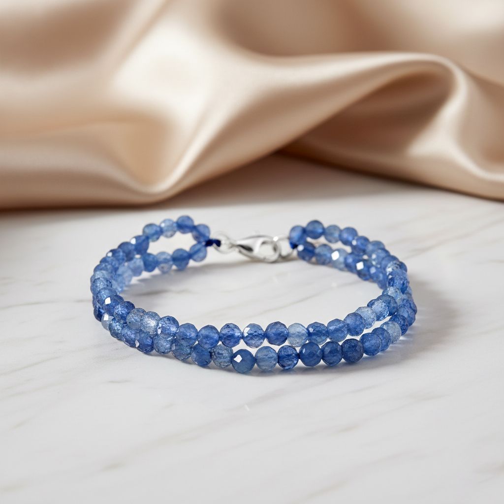 D'Joy Santamaria Aquamarin Armband ca. 18 cm + 5 cm Extender, 925 Silber rhodiniert ca. 30,00 ct.