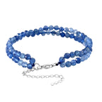 D'Joy Santamaria Aquamarin Armband ca. 18 cm + 5 cm Extender, 925 Silber rhodiniert ca. 30,00 ct.