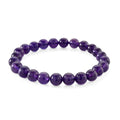 AAA Afrikanischer Amethyst Armband Flexibles (ca. 18-19 cm) ca. 90,00 ct.