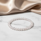 AAA Regenbogen Mondstein Armband Flexibles (ca. 18-19 cm) ca. 50,00 ct.