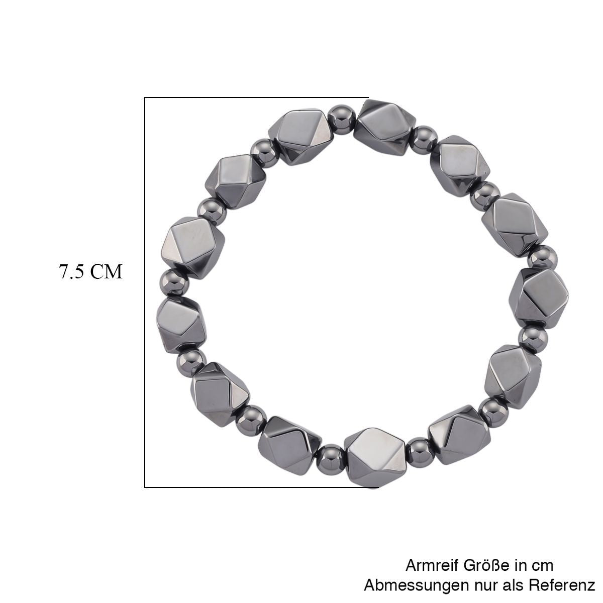Terahertz Armband, flexibel (ca. 19 cm), ca. 85.30 ct
