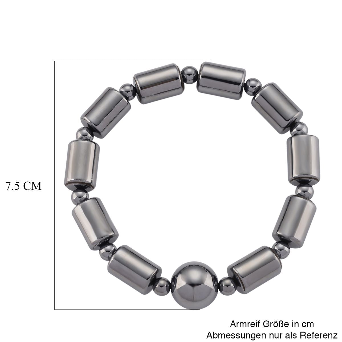 Terahertz Armband Flexibles cm ca. 143,45 ct.