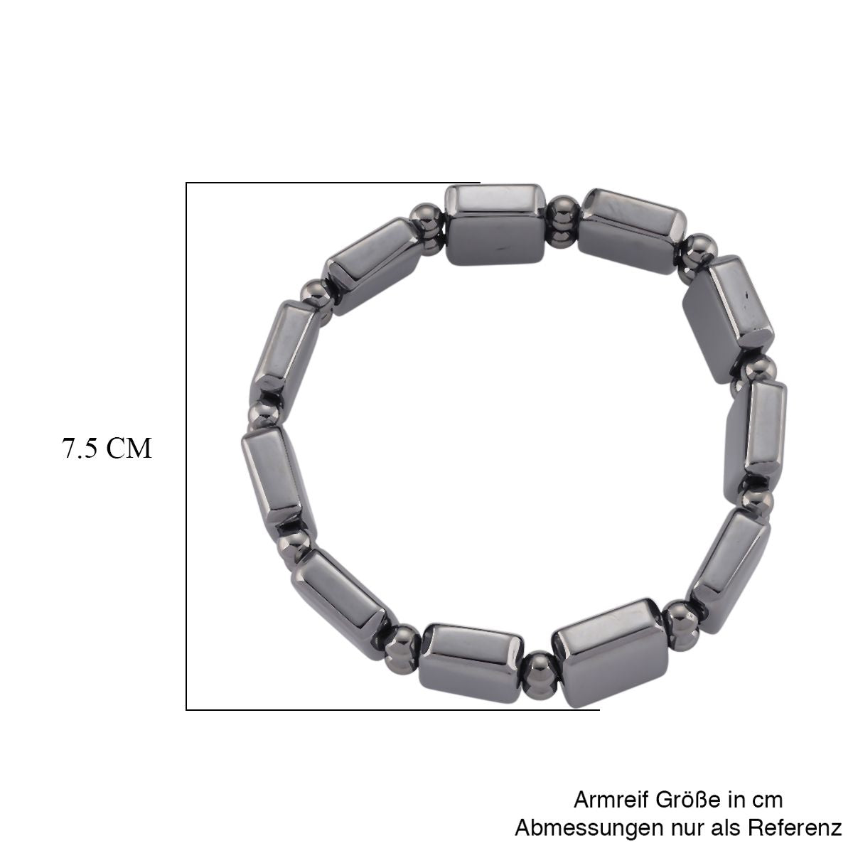 Terahertz Armband, flexibel (ca. 19 cm), ca. 130.00 ct