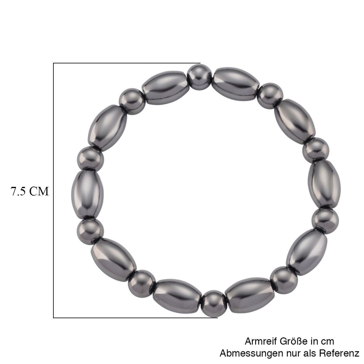 Terahertz Armband, flexibel (ca. 19 cm), ca. 120.00 ct