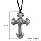 Terahertz Kreuz Halskette, ca. 71 cm, ca. 120.00 ct
