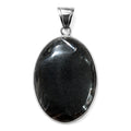 Schwarzer Jaspis Anhänger ca. 50,00 ct.