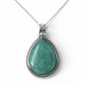 Regenwald-Jaspis Anhänger Reine Legierung ca. 50.00 ct