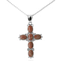 Chili-Jaspis Anhänger ca. 15,00 ct.