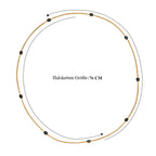 EVER TRUE Labradorit Halskette ca. 75 cm Nickelfreies Messing ca. 11.70 ct