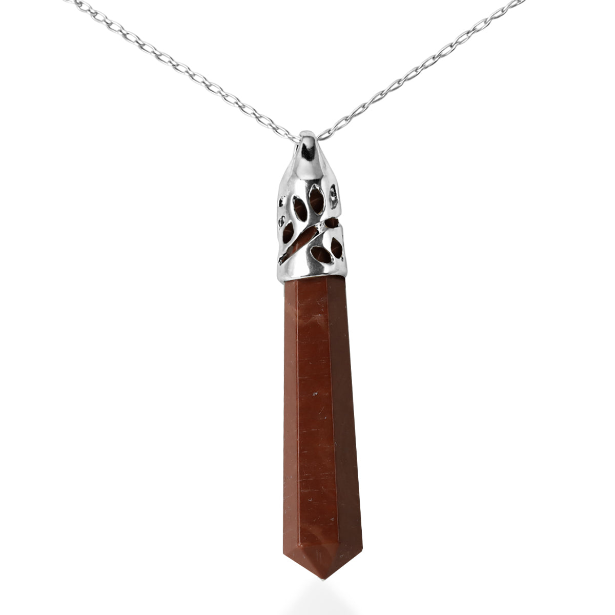Roter Jaspis Anhänger ca. 30.00 ct
