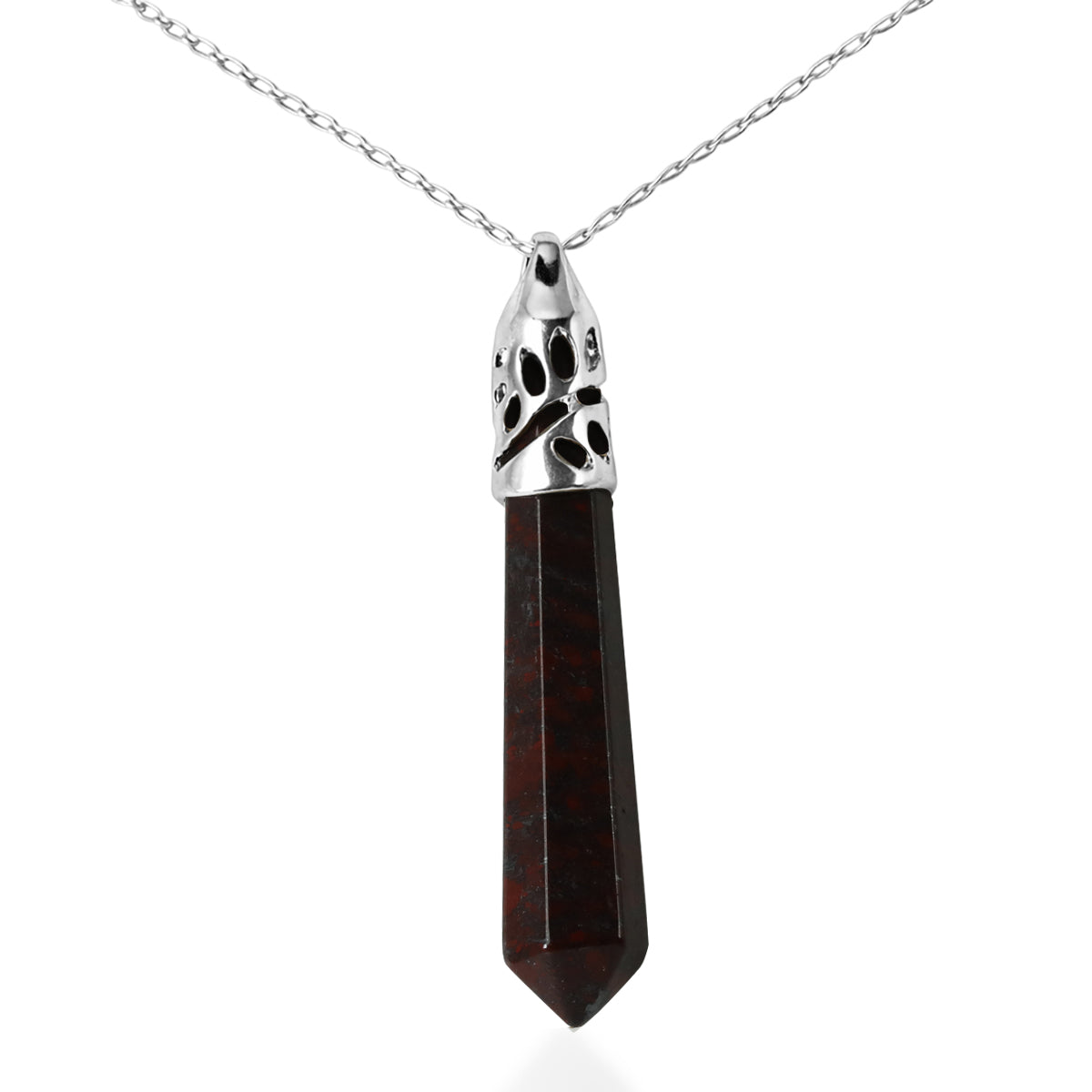Mohn-Jaspis Anhänger ca. 30.00 ct