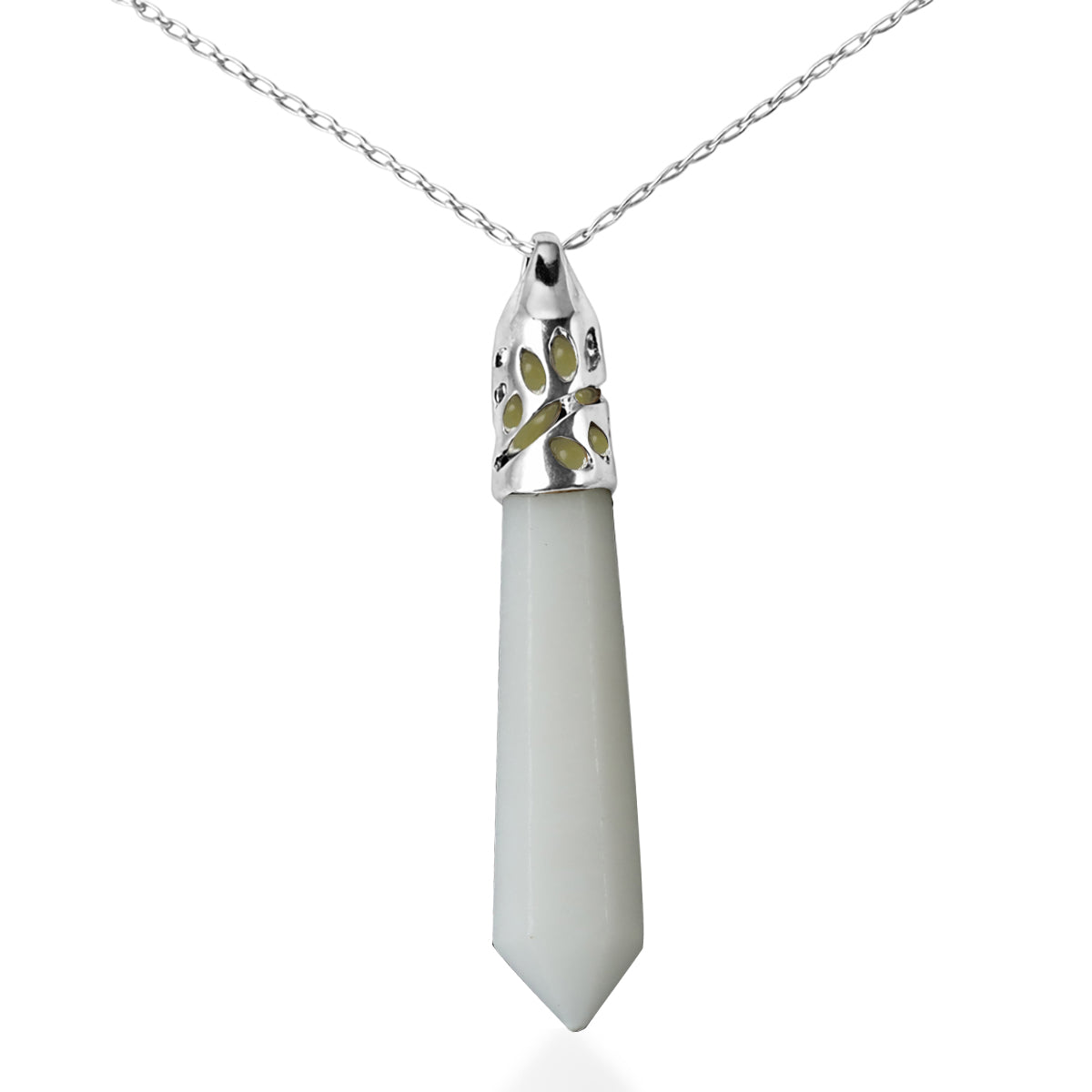 Schneewittchen Drusy Quartz Anhänger ca. 30.00 ct