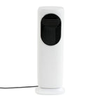 2200 Keramikheizlüfter mit Luftbefeuchter, flügelloser Ventilator, 120 Grad Oszillation, 3 Windstufen, 2 Heizstufen, UV Sterilisation, LED Licht, Fernbedienung, Weiß