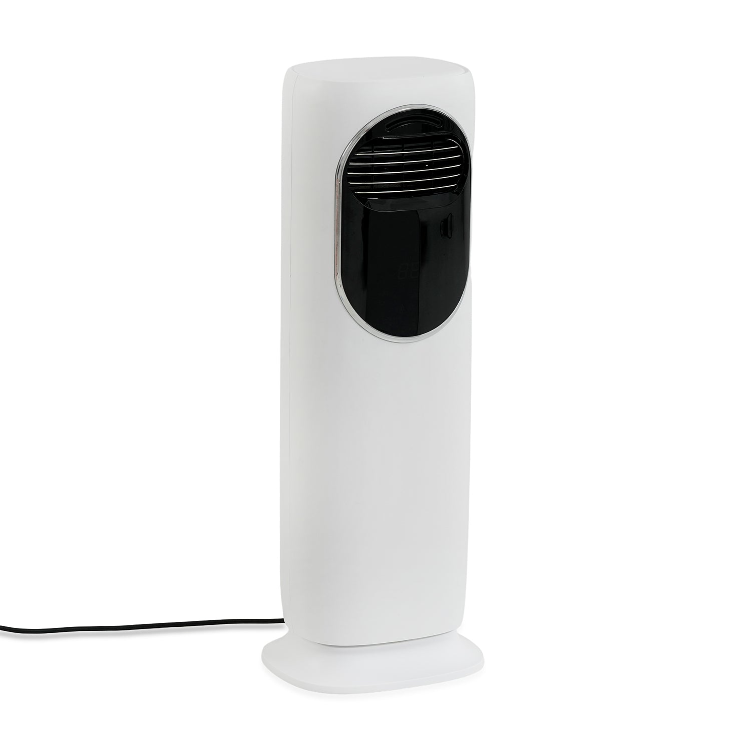 2200 Keramikheizlüfter mit Luftbefeuchter, flügelloser Ventilator, 120 Grad Oszillation, 3 Windstufen, 2 Heizstufen, UV Sterilisation, LED Licht, Fernbedienung, Weiß