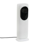 2200 Keramikheizlüfter mit Luftbefeuchter, flügelloser Ventilator, 120 Grad Oszillation, 3 Windstufen, 2 Heizstufen, UV Sterilisation, LED Licht, Fernbedienung, Weiß